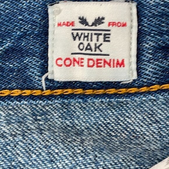 Levi's SIZE 27 Levi's White Oak Cone Denim Wedgie Icon Ankle Jeans (Button Fly) - Picture 6 of 8